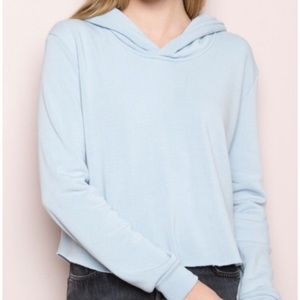 Brandy Melville Light Blue Lennon Hoodie